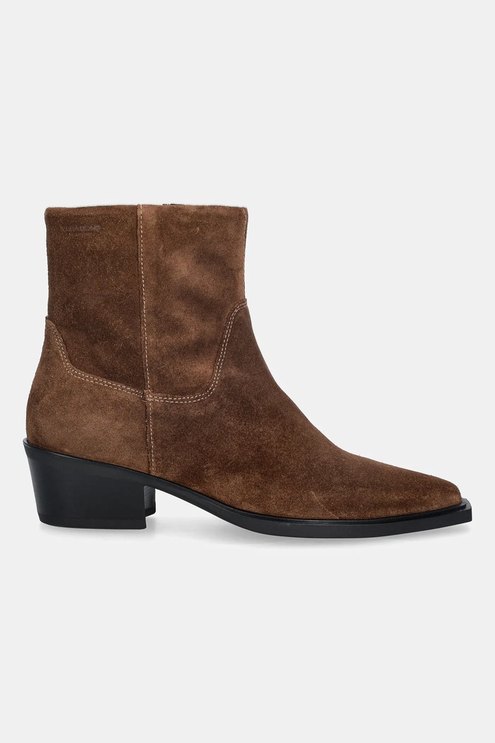 Vagabond Shoemakers botki zamszowe KELSEY 5810.140.89 brązowy AW26