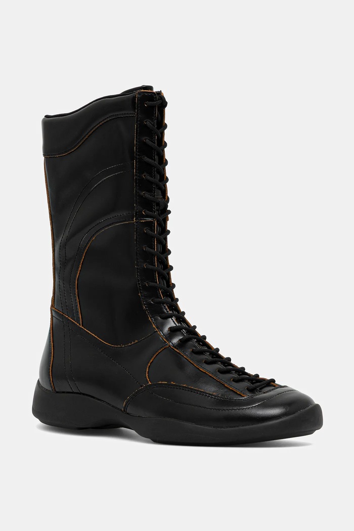 Vagabond Shoemakers cizme de piele SKY cu snur negru 6037.099.20
