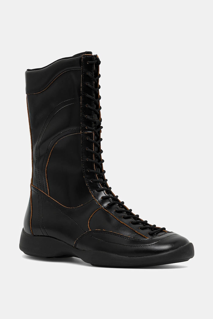 Vagabond Shoemakers cizme de piele SKY cu snur negru 6037.099.20