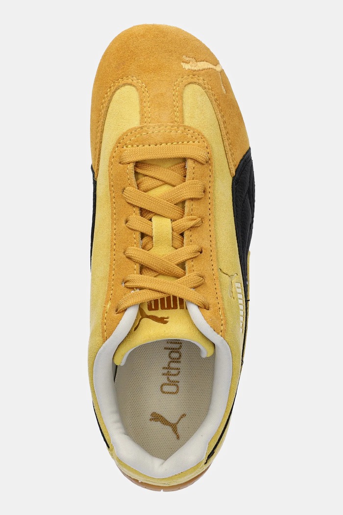 Велурени маратонки Puma Speedcat жълт 406329