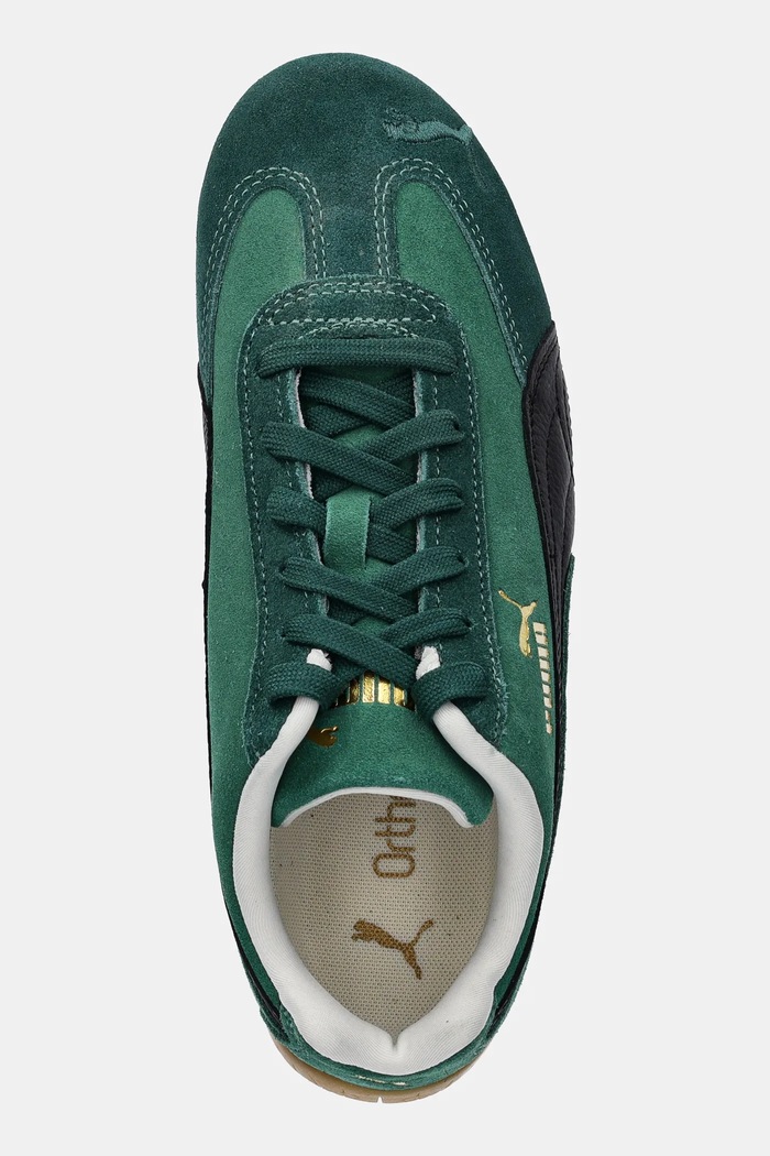 Σουέτ sneakers Puma Speedcat πράσινο 406329