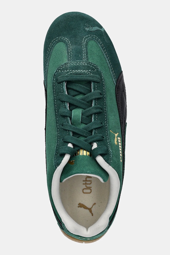 Σουέτ sneakers Puma Speedcat πράσινο 406329