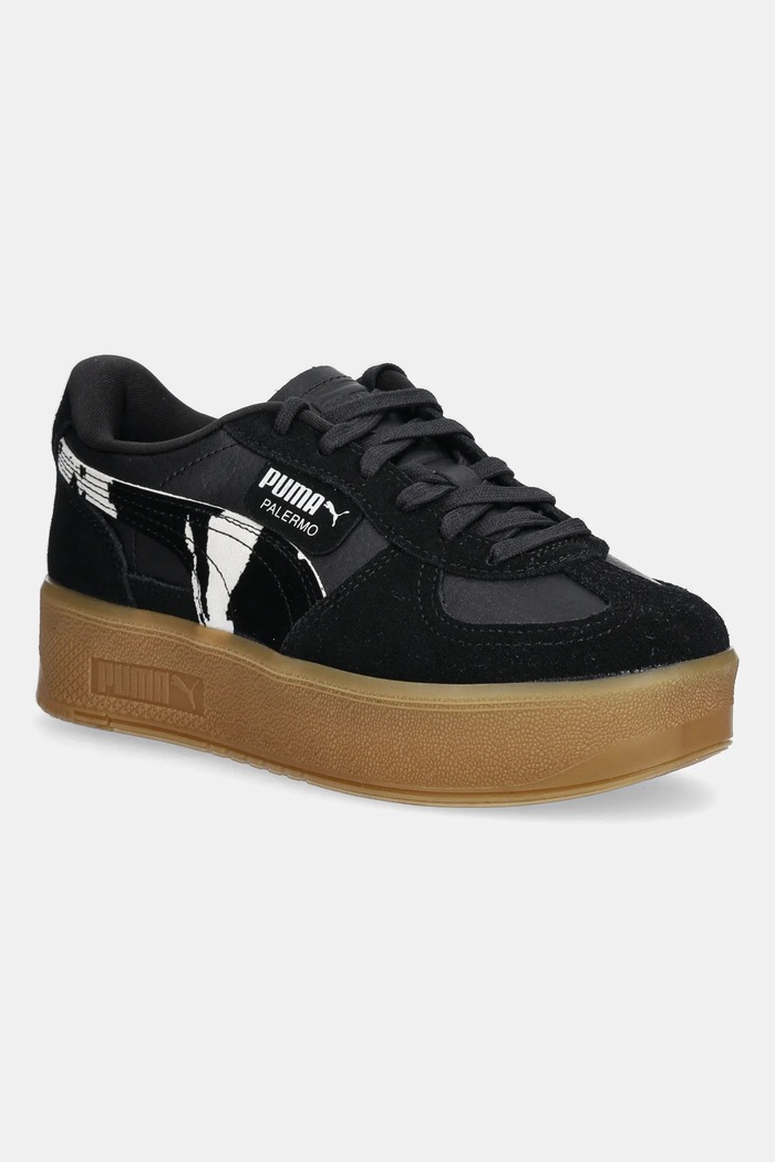 Tenisky Puma Palermo Elevata Wild Instinct Wns semišová koža čierna 403345