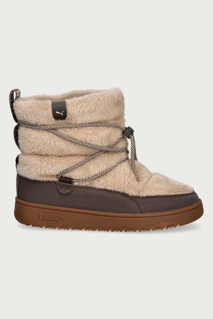 Puma Snowbae Suede Wns sniegowce damskie 402175 beżowy AW25