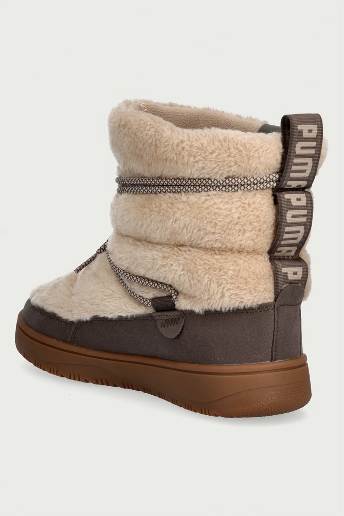 Obuwie Puma Snowbae Suede Wns sniegowce damskie 402175 beżowy