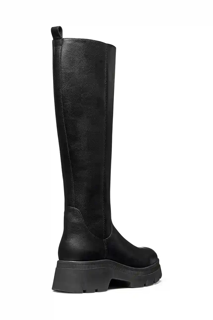 Obuv Kožené kovbojské topánky Geox D PLUETTE D565ME.05446.C9999 čierna