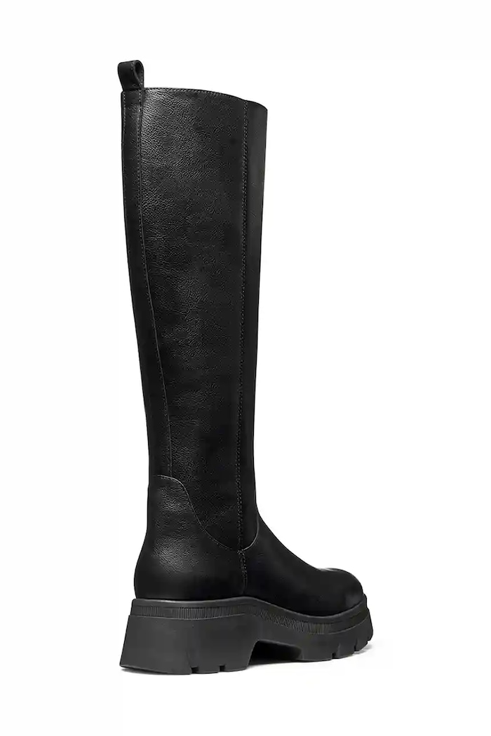 Obuv Kožené kovbojské topánky Geox D PLUETTE D565ME.05446.C9999 čierna