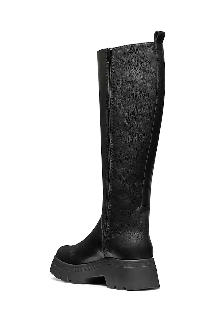 Kožené kovbojské topánky Geox D PLUETTE čierna D565ME.05446.C9999