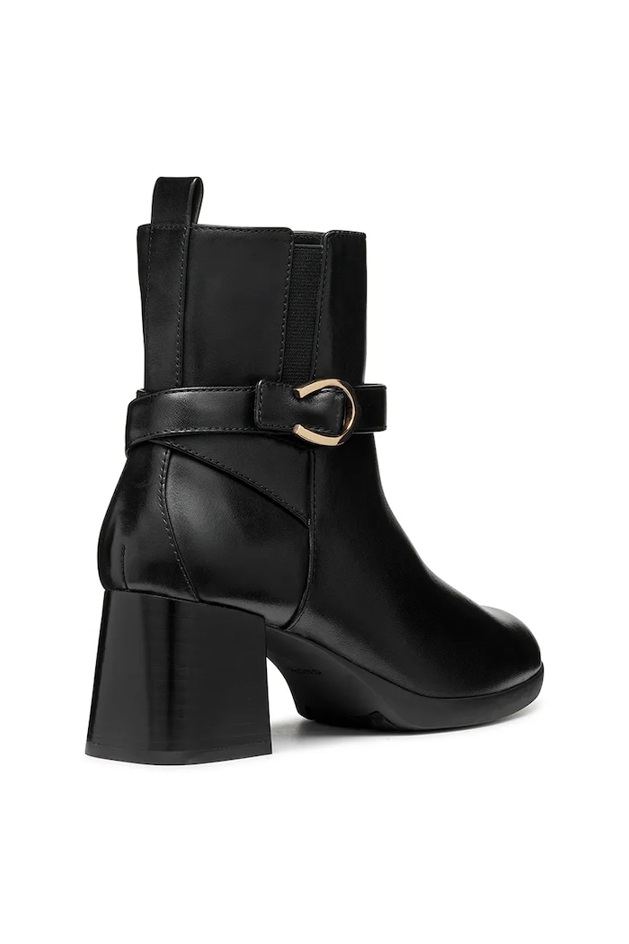 Obuwie Geox botki skórzane D WALK PLEASURE 55 D46XBA.00043.C9999 czarny