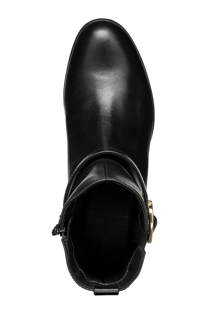 Geox botki skórzane D WALK PLEASURE 55 D46XBA.00043.C9999 czarny