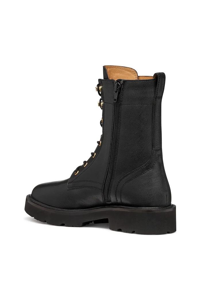 Stivaletti alla caviglia in pelle D NORIZE Geox D564ZC.00081.C9999 nero