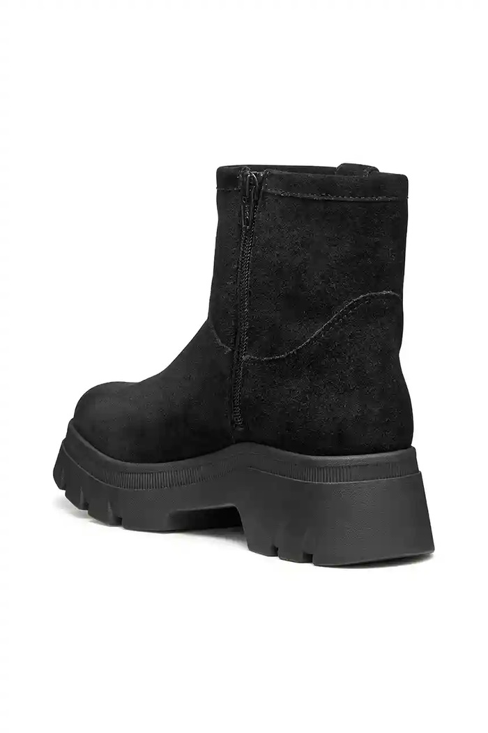 Semišové topánky Geox D PLUETTE čierna D565MA.00022.C9999