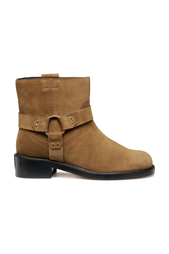Geox velúr bokacsizma D NALVIA nem szigetelt barna D565QB.00022.C6372