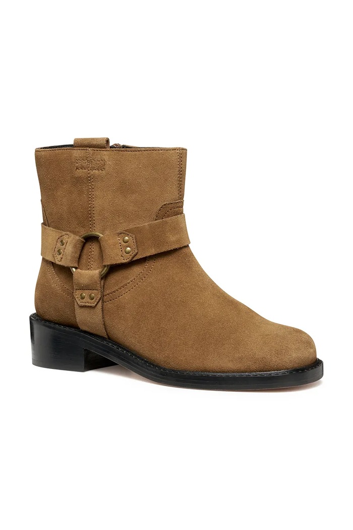 Geox velúr bokacsizma D NALVIA D565QB.00022.C6372 barna AW25