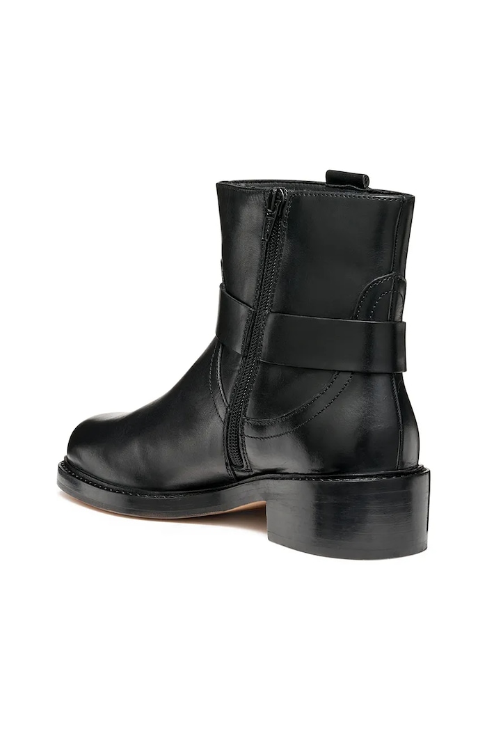 Geox botki skórzane D NALVIA czarny D565QB.000FF.C9999