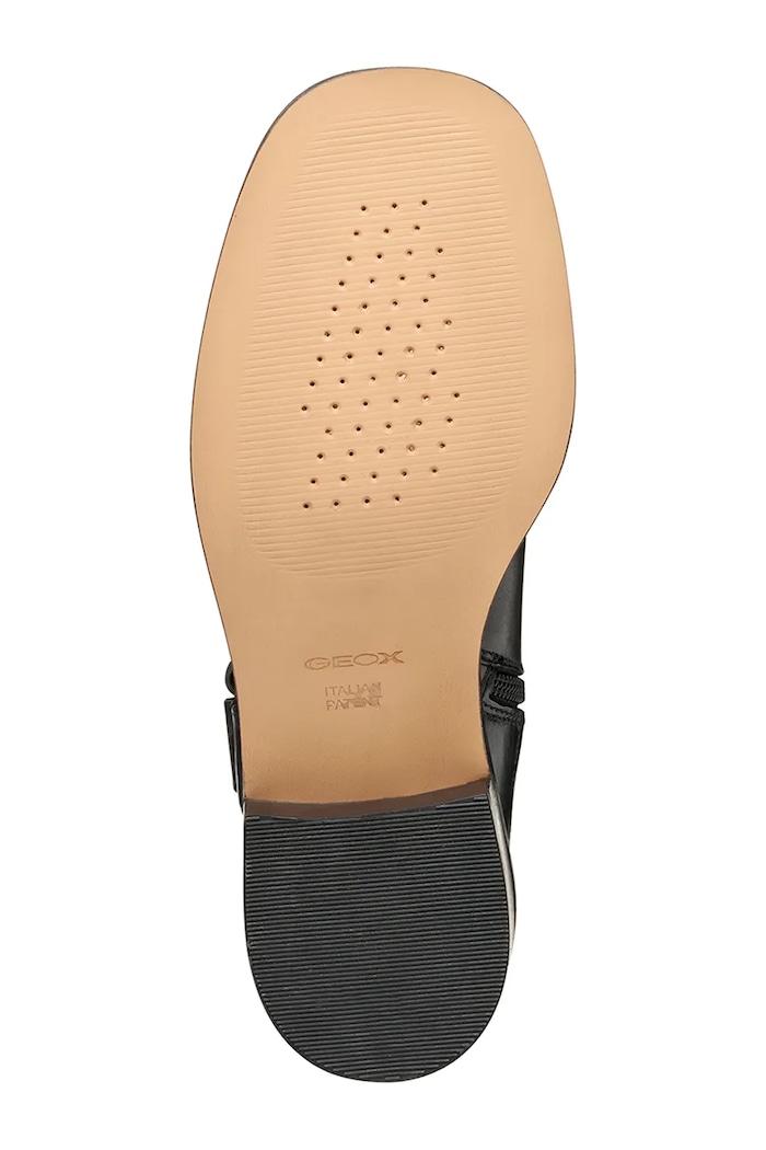 Geox botki skórzane D NALVIA D565QB.000FF.C9999 czarny