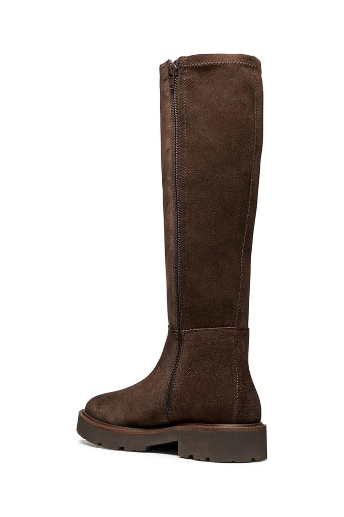 Vysoké čižmy Geox D NORIZE Geox D564ZB.022JZ.C6006 hnedá