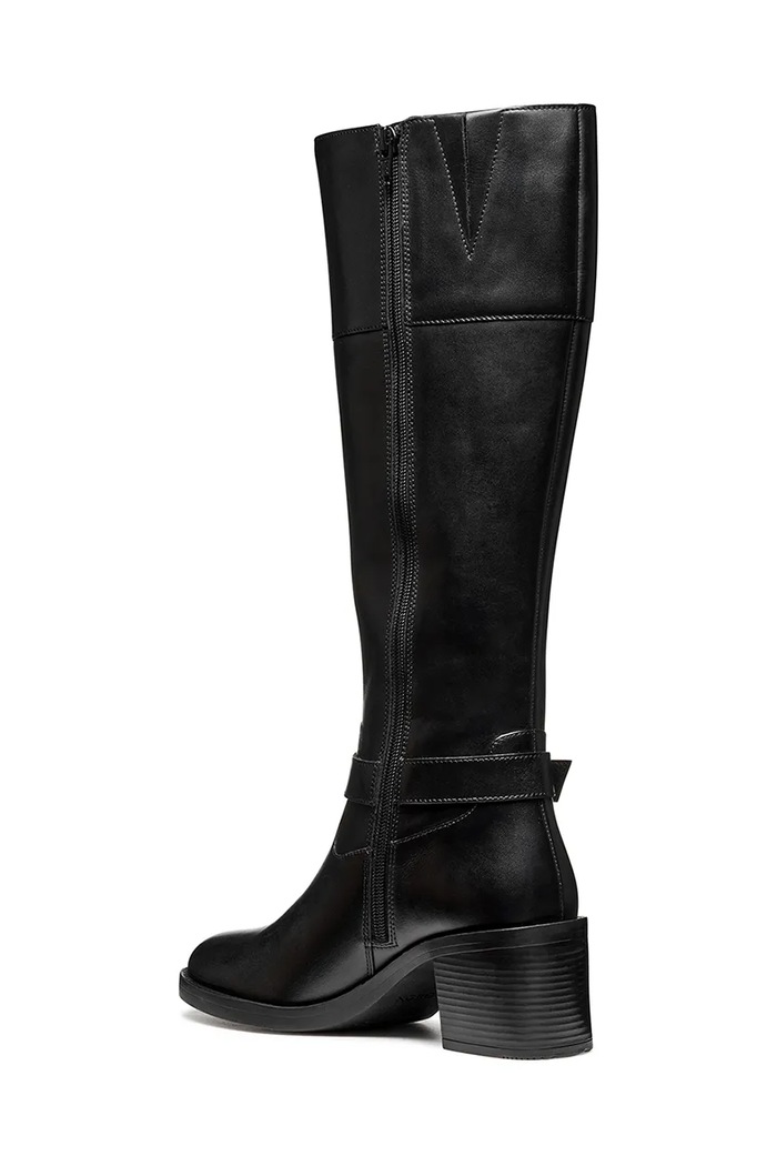 Geox bőr csizma D SERILDA 60 fekete D56XXB.00043.C9999