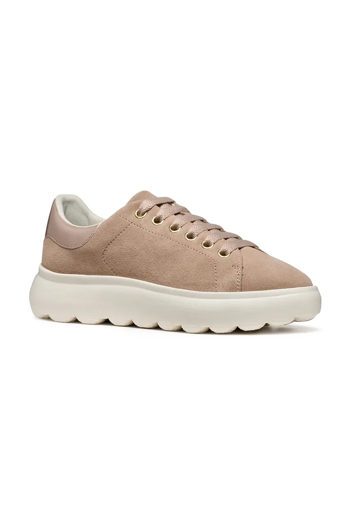 Kožené tenisky Geox D SPHERICA EC4.1 D45TCD.022HH.C8AQ6 béžová AW25
