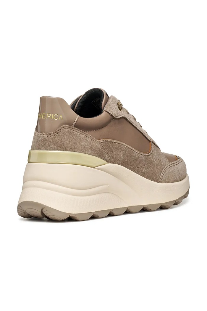 Παπούτσια Sneakers Geox D SPHERICA EC13 D45WAA.08522.C6029 καφέ
