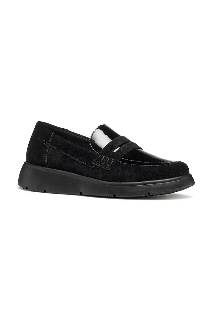 Geox mocassini in camoscio D ARLARA D46LCB.02266.C9999 nero AW25