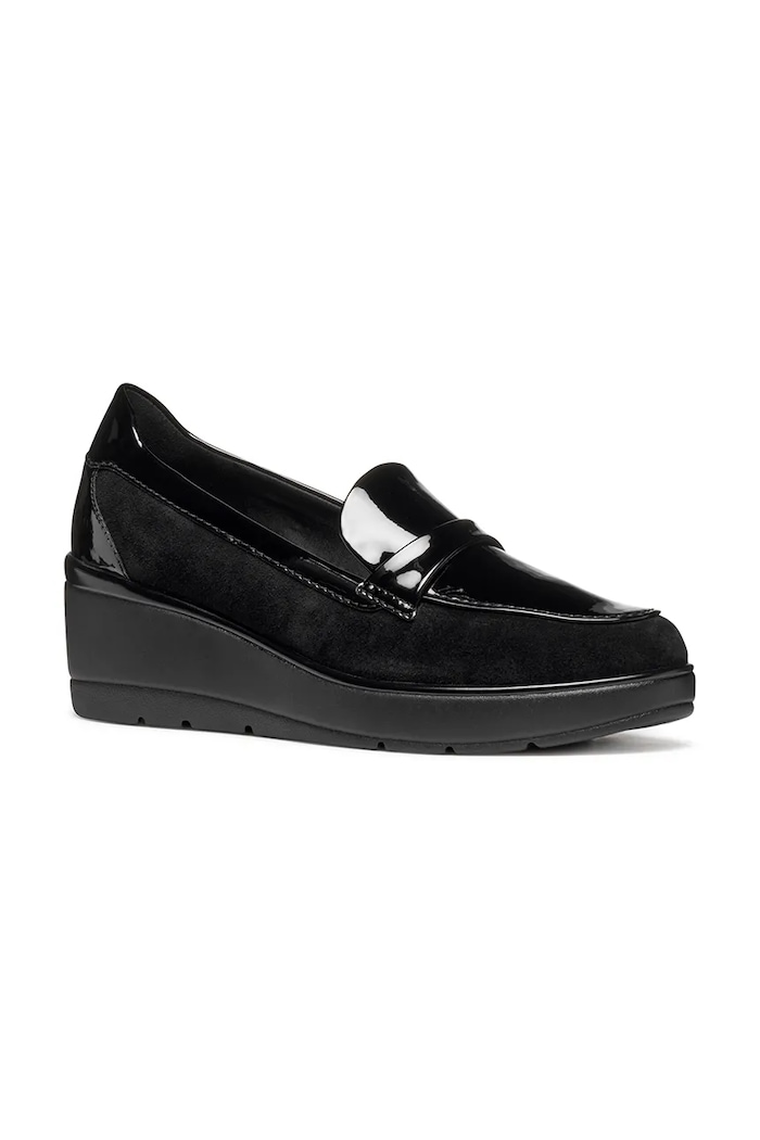 Geox mocassini in pelle D ILDE D46RAB.02202.C9999 nero AW25