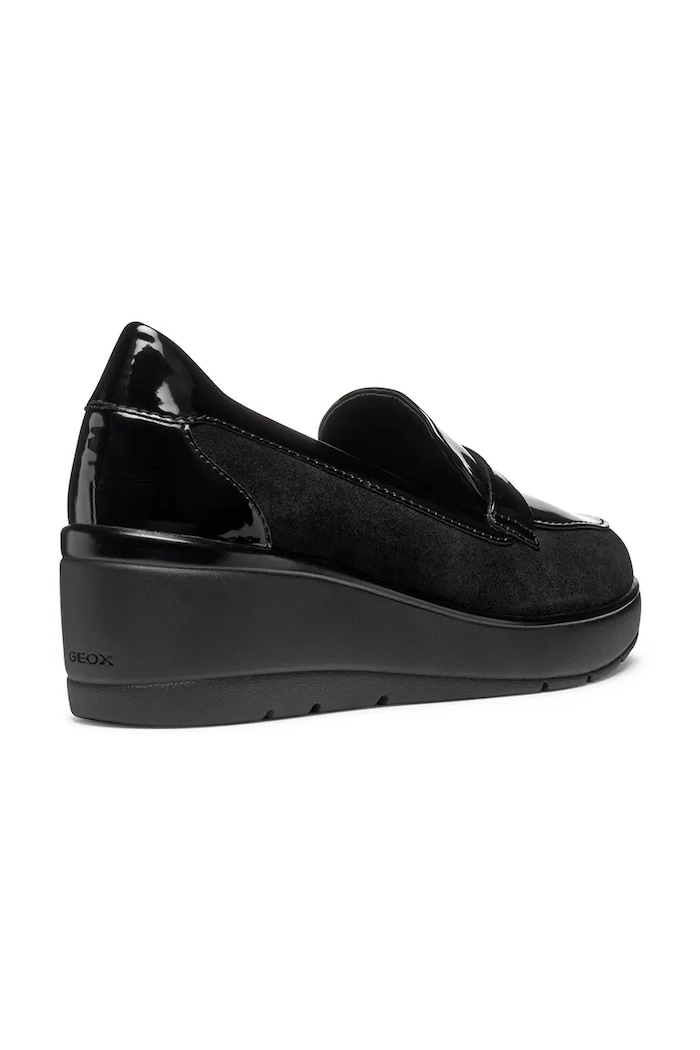 Scarpe Geox mocassini in pelle D ILDE D46RAB.02202.C9999 nero