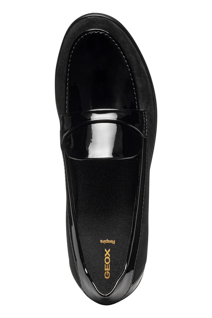 Geox mocassini in pelle D ILDE D46RAB.02202.C9999 nero