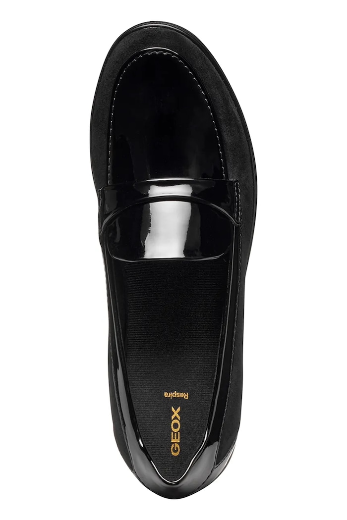 Geox mocassini in pelle D ILDE D46RAB.02202.C9999 nero