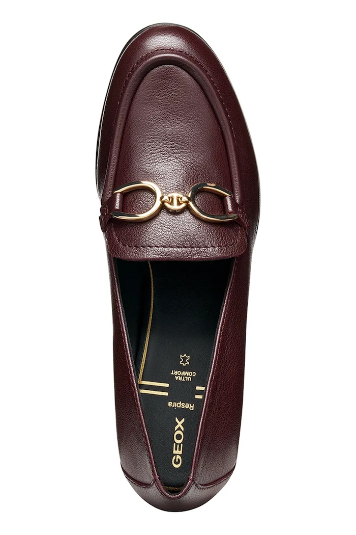 Usnjeni salonarji Geox D WALK PLEASURE 55 D46XBF.00081.C7011 bordo