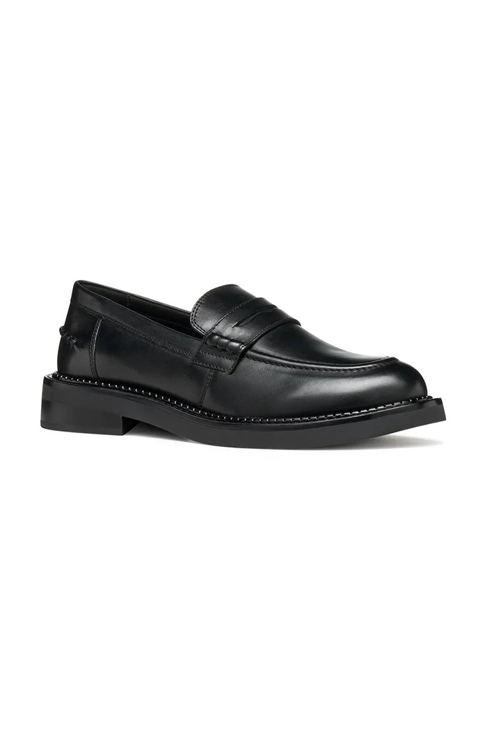 Geox bőr mokaszin D SERILDA D56WYE.00043.C9999 fekete AW26