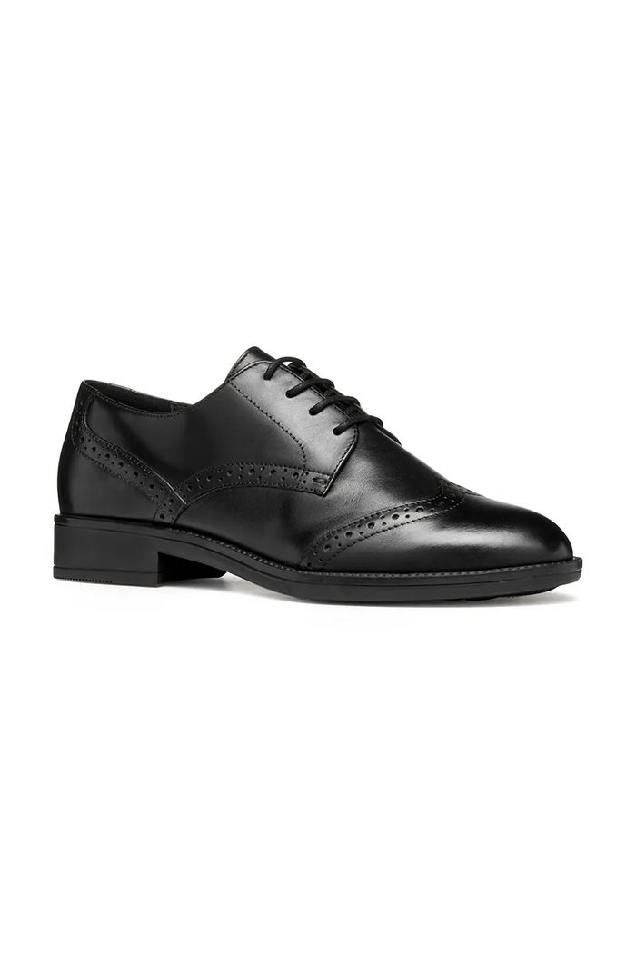 Geox półbuty skórzane D JAYLON 2 D56QAD.00043.C9999 czarny AW25