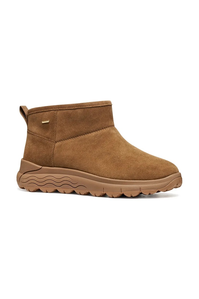 Semišové topánky Geox D SPHERICA 4X4 B ABX D5626B.00022.C6372 hnedá AW25