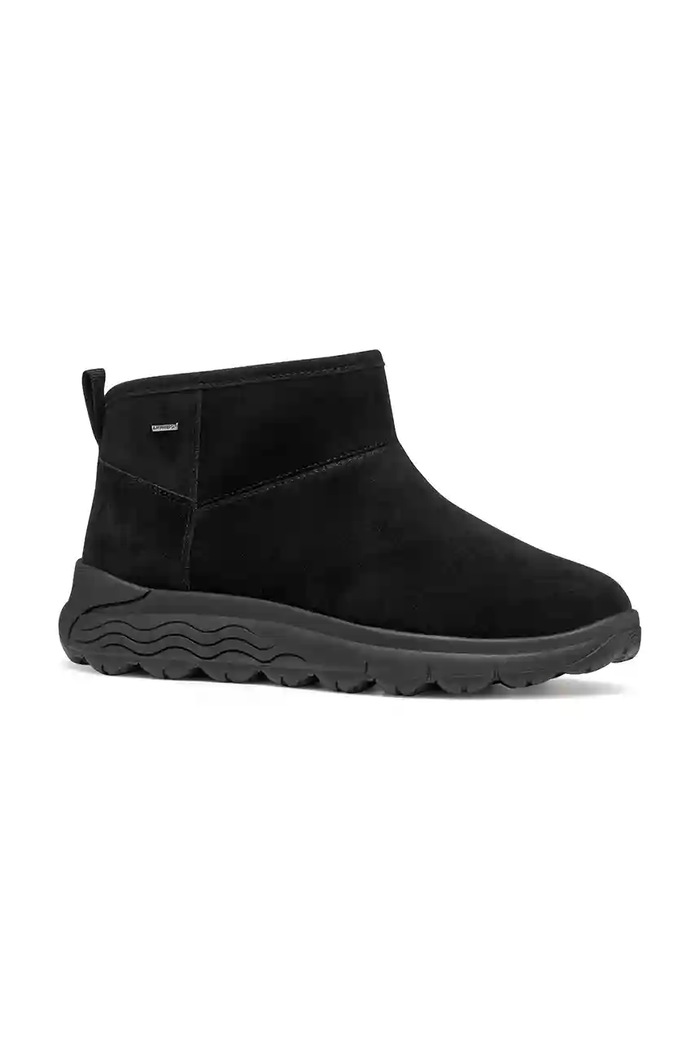 Semišové topánky Geox D SPHERICA 4X4 B ABX D5626B.00022.C9999 čierna AW25