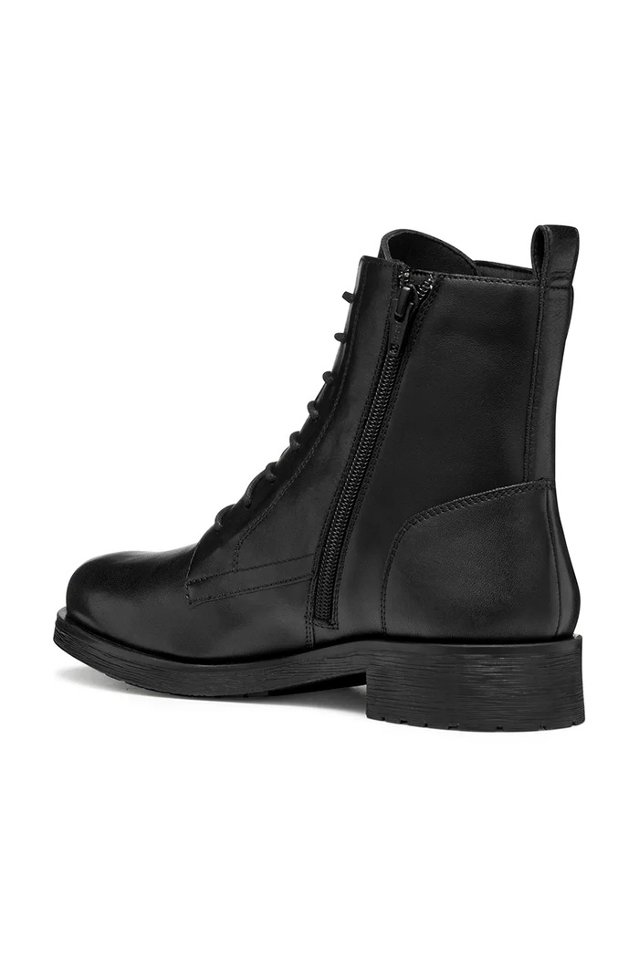 Botki skórzane D RAWELLE Geox D566RA.000TU.C9999 czarny