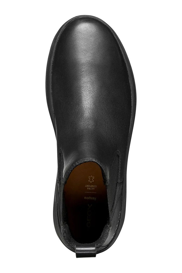 Kožené kotníkové boty Geox D SPHERICA ECUB-2 D56WVA.00085.C9999 černá
