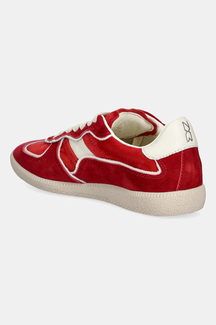 Obuv Semišové tenisky Nokwol August August.Red.Kid.Suede červená
