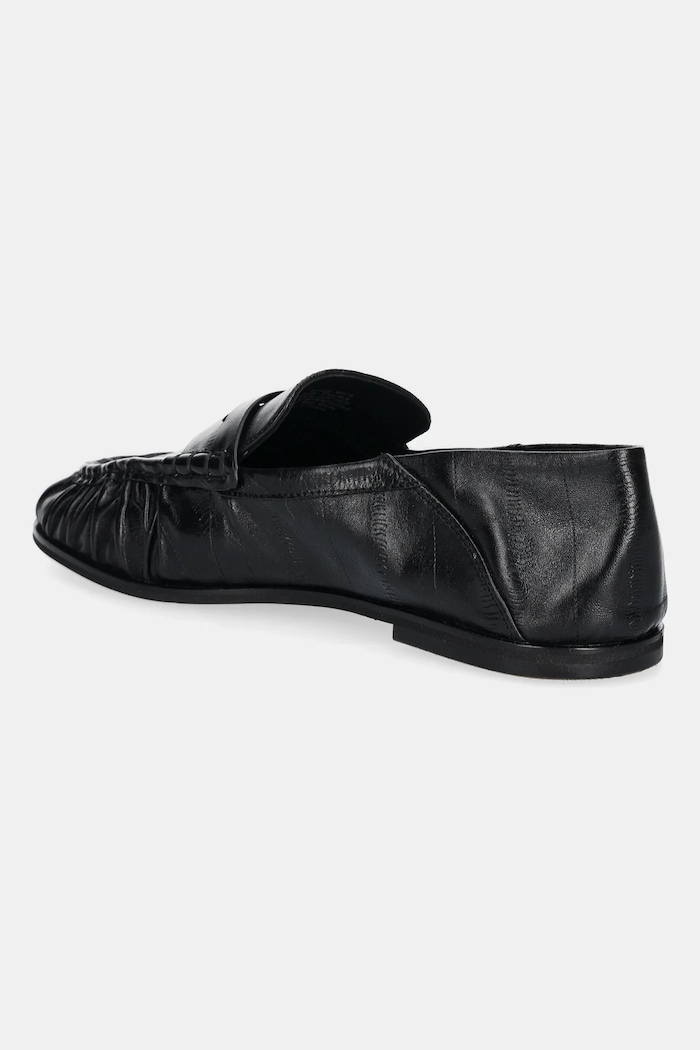 Obuwie Nokwol mokasyny skórzane Mica Mica.Black.Eel czarny