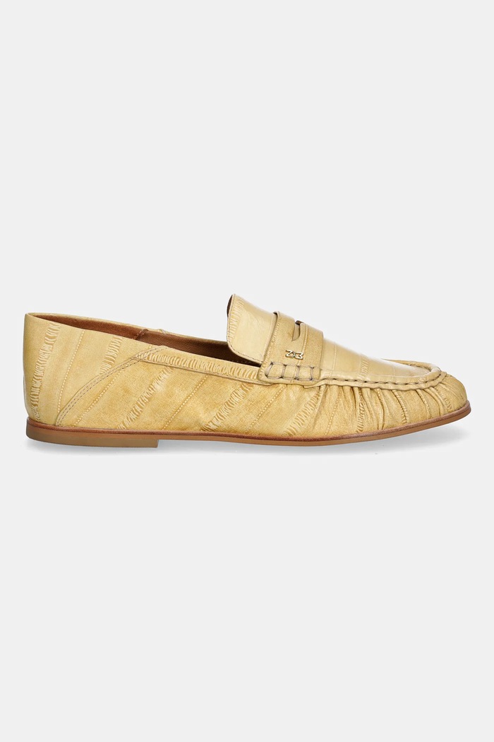 Nokwol mokasyny skórzane Mica Mica.Butter.Eel żółty AW25