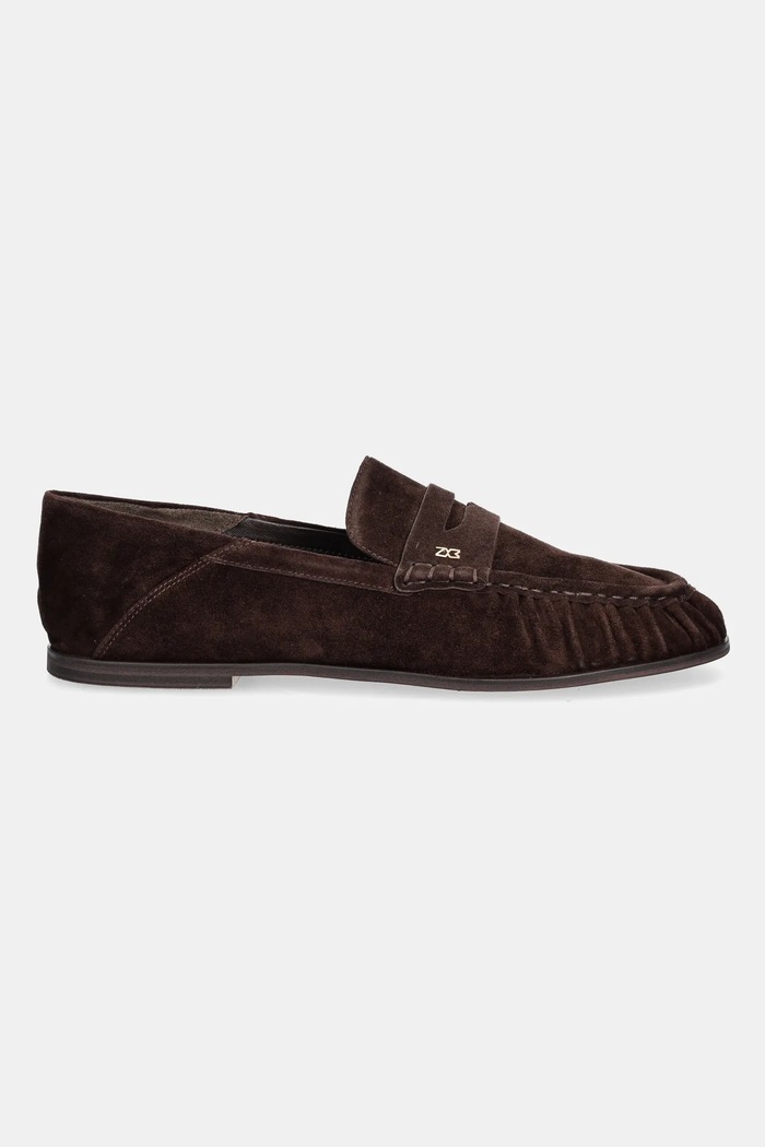 Semišové mokasíny Nokwol Mica Mica.Chocolate.Suede hnedá AW25