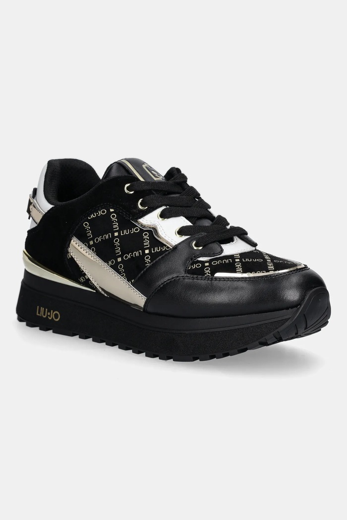 Liu Jo sneakersy LIU JO MAXI WONDER 91 tekstylny czarny BF5005PX68122222