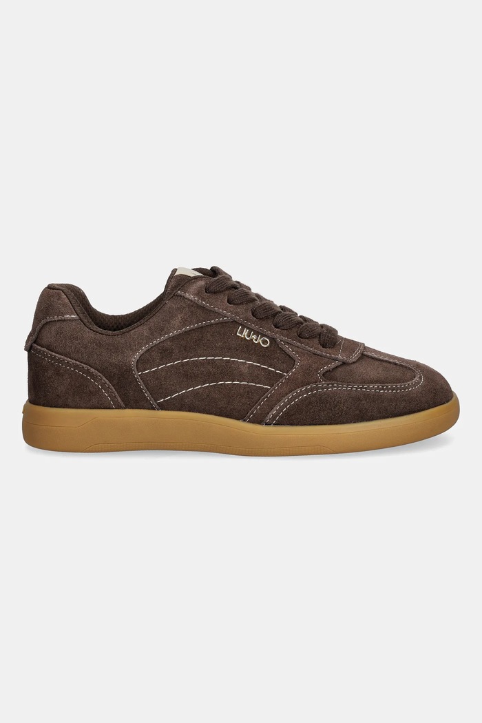 Σουέτ sneakers Liu Jo CONNOR 01 BF5069PX002S3830 καφέ AW25