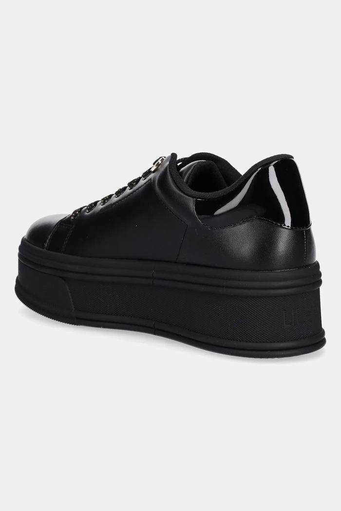 Obuwie Liu Jo sneakersy skórzane SELMA 16 BF5039PX53222222 czarny