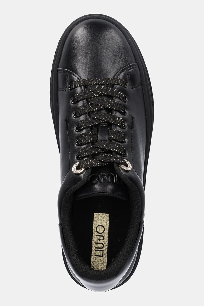 Liu Jo sneakersy skórzane SELMA 16 czarny BF5039PX53222222