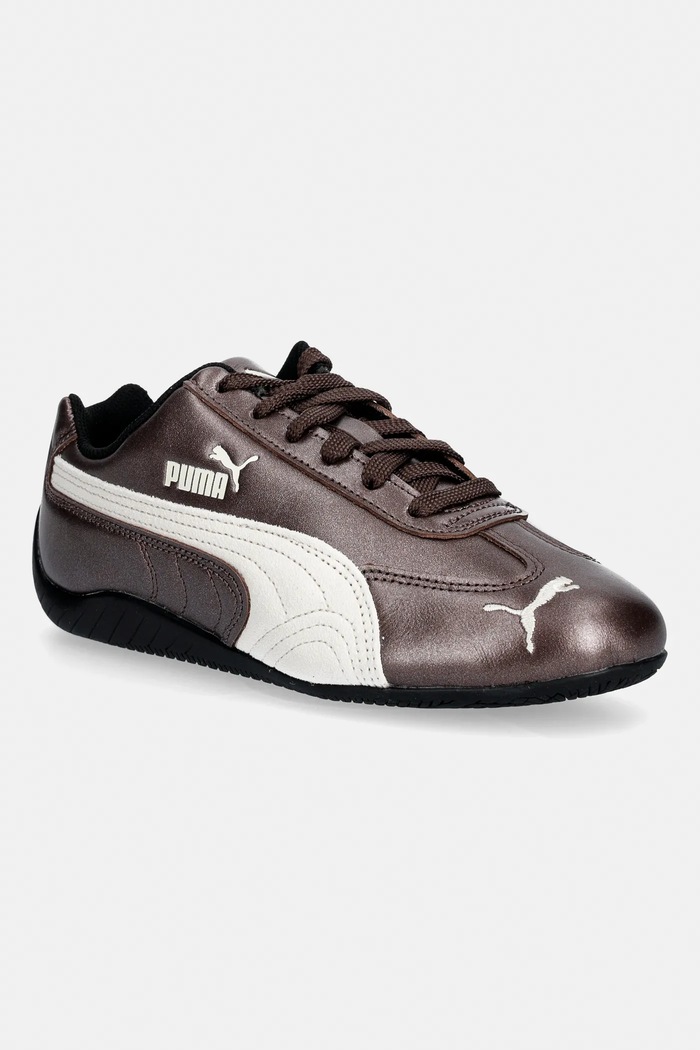 Шкіряні кросівки Puma Speedcat низька коричневий 403689