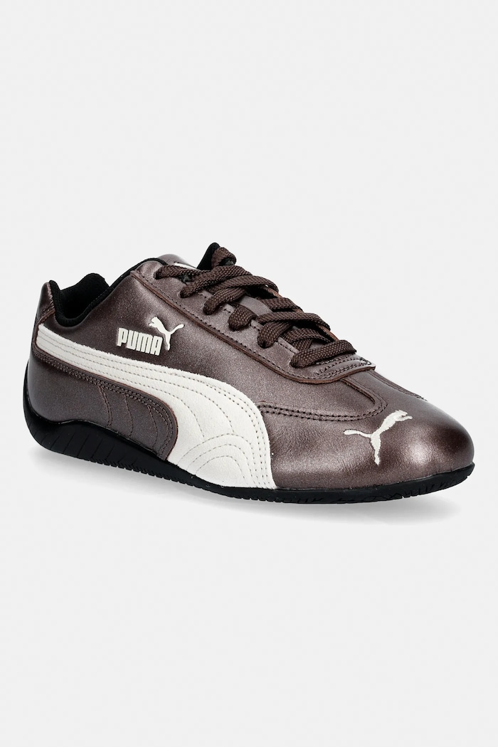Шкіряні кросівки Puma Speedcat низька коричневий 403689