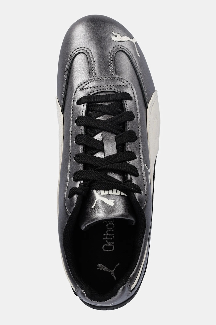 Шкіряні кросівки Puma Speedcat срібний 403689
