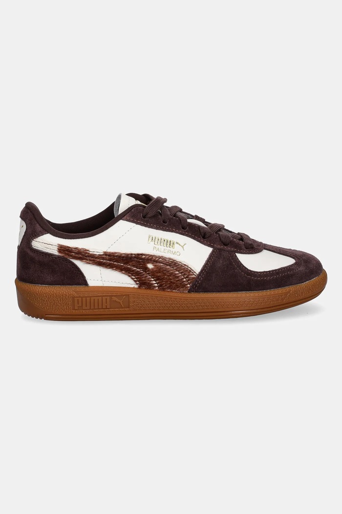 Puma sneakers in pelle Palermo Cow Wns 406129 marrone AW25
