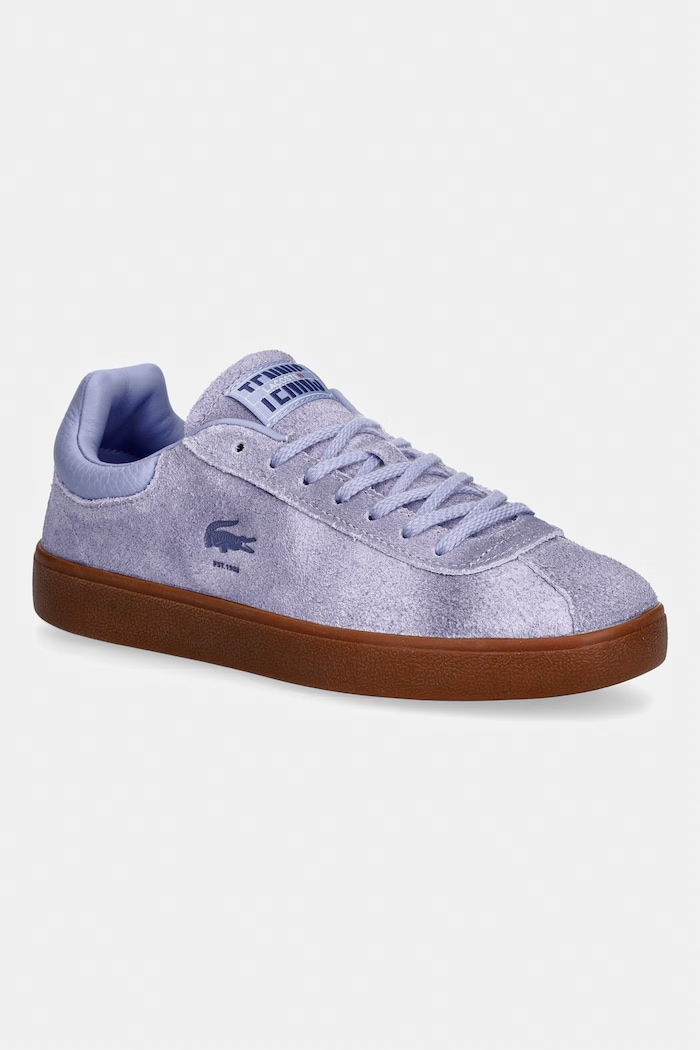 Lacoste Baseshot Sneakers tenisky dámske semišové fialová 50SFA0020