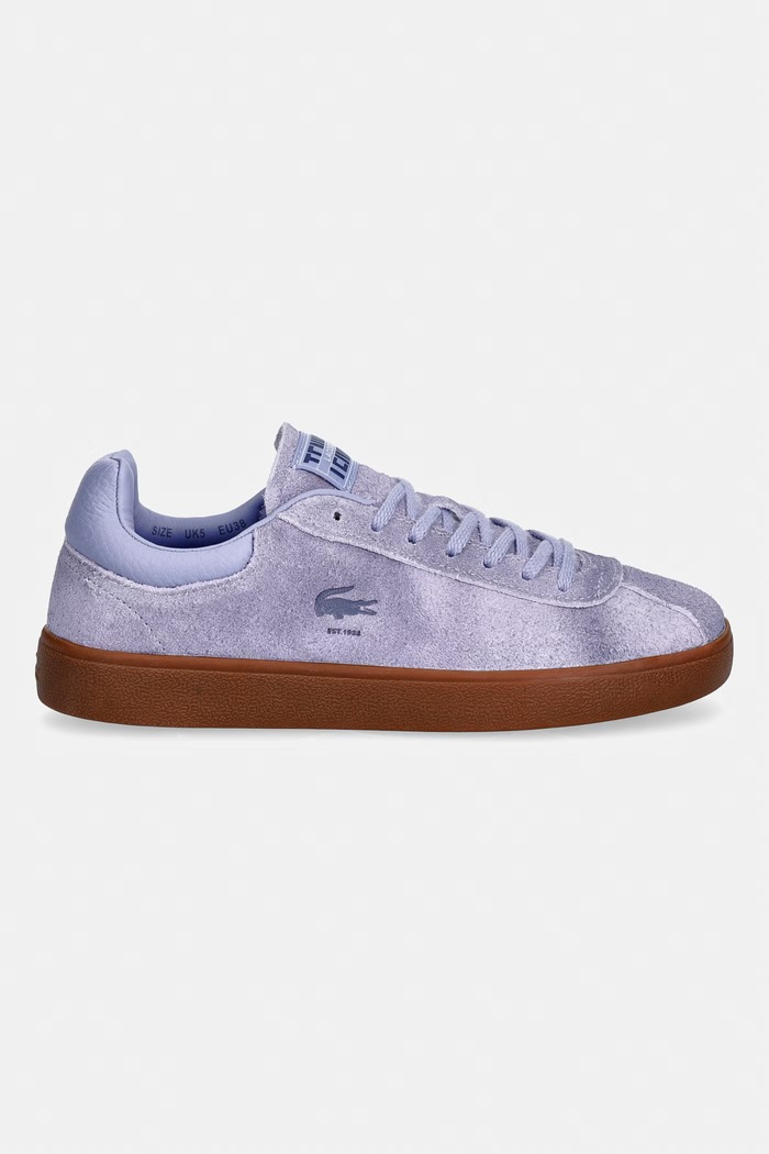 Lacoste Baseshot Sneakers tenisky dámske semišové 50SFA0020 fialová SS26